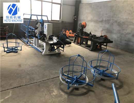 Машина производства колючей проволоки HGTO 3KW, PVC покрыла машину загородки колючей проволоки