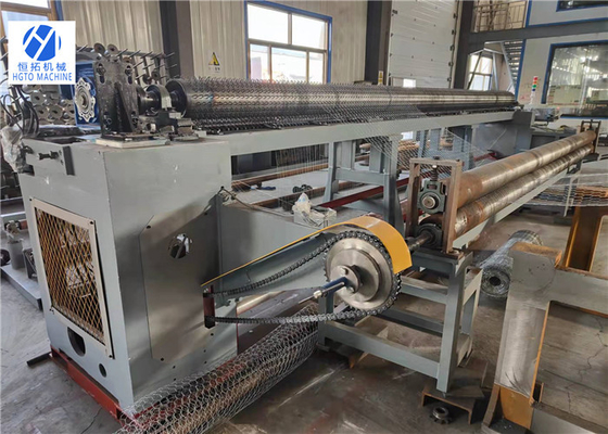 Cnc 3000mm сплетя шестиугольную машину ячеистой сети для стены двора